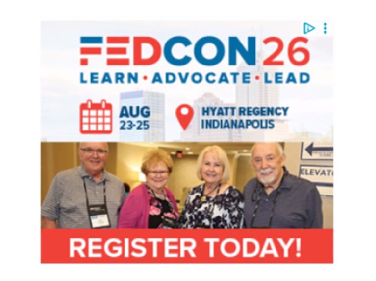 ad for fedcon26 with four people smiling
