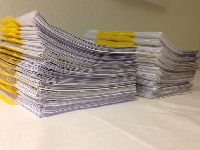 stack of documents