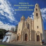 large basilica and small mission chapel