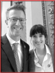 Derek Kilmer (WA-6th) welcomes freshman colleague Marie Gluesenkamp Perez (WA-3rd) to the 118th Congress, following the swearing-in ceremony on January 6th, 2023.