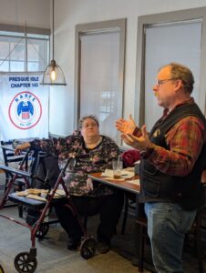 Photo of Guest Speaker Captain Greg Bailey of the US Brig Niagara