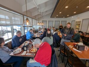 Photo of Chapter members at ther February 2025 meeting