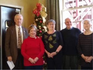 Picture of 5 people. 2024 Chapter Officers