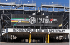 Main gate entrance into Indianapolis Motor Speedway (IMS) home of the Indianapolis 500.