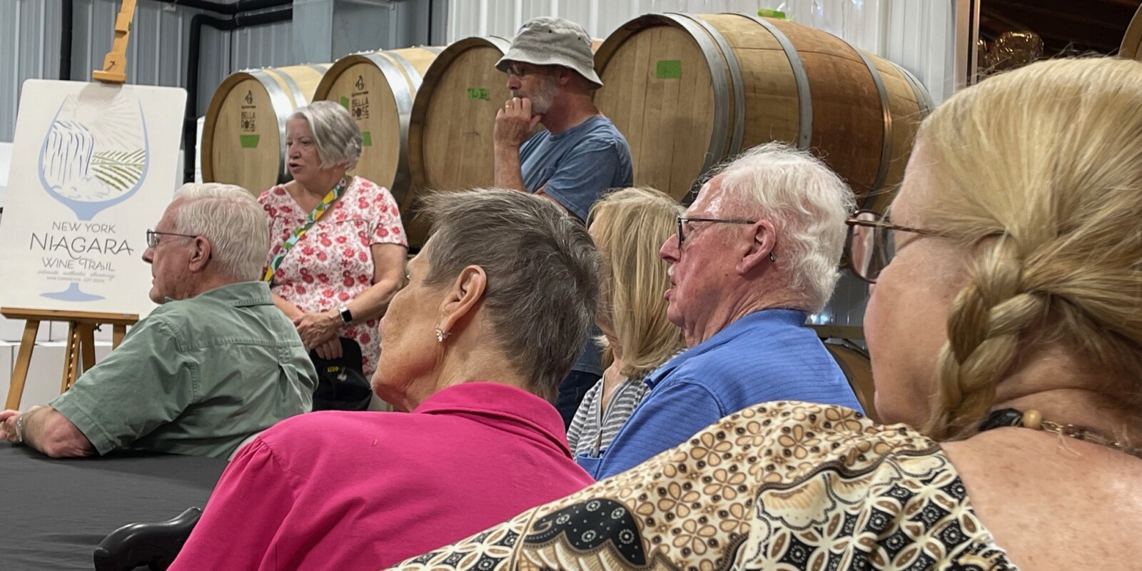 Winery Tour Inside Close Up