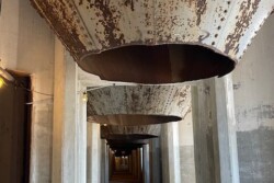 Interior of gran silo