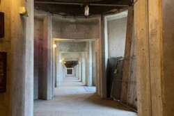 Interior grain silo photo