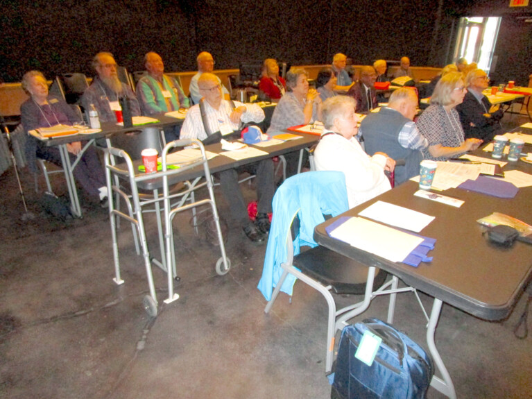 Group of people attending the NARFE Texas Federation District 5 Conference on February 26 in Buda, Texas.