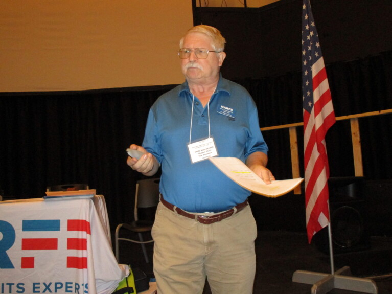 David Manchester of New Braunfels NARFE Chapter 0672 speaks about NARFE-PAC and Legislation