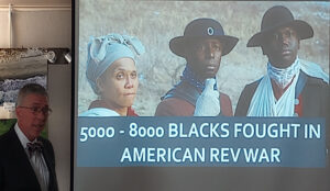 5,000 to 8,000 blacks fought for the American side during the revolutionary war.