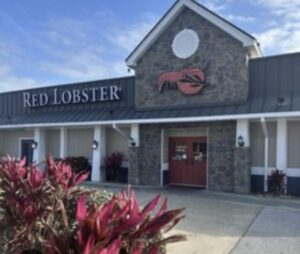the front entrance to Red Lobster