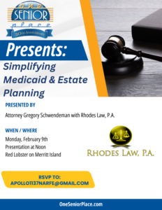 This is a flyer on medicaid and estate planning