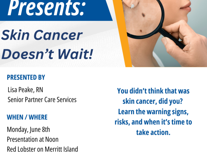 This is the ad for the June event on skin cancer