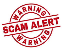 warning scam alert text