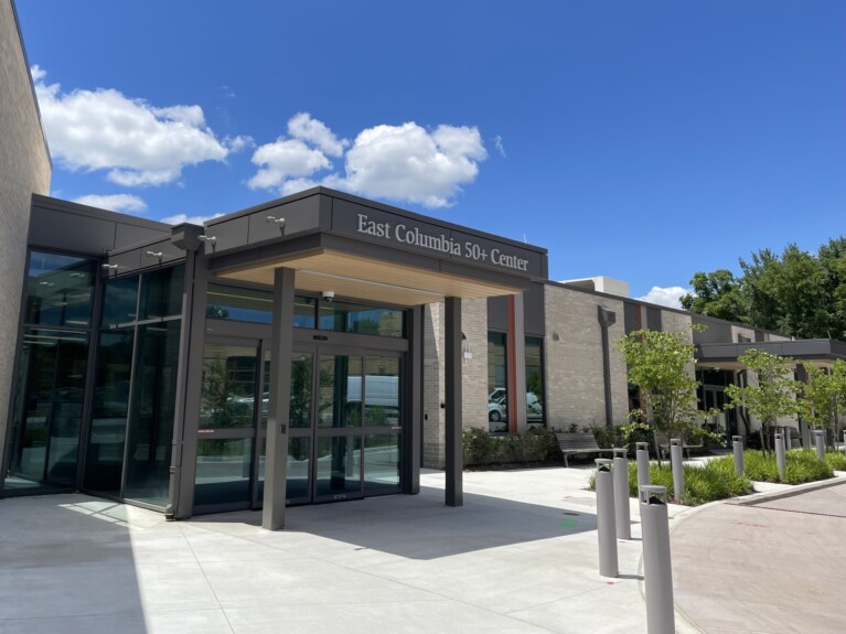 East Columbia 50+ Center building front entrance