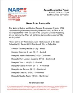 flyer for 4/15/2026 legislative forum