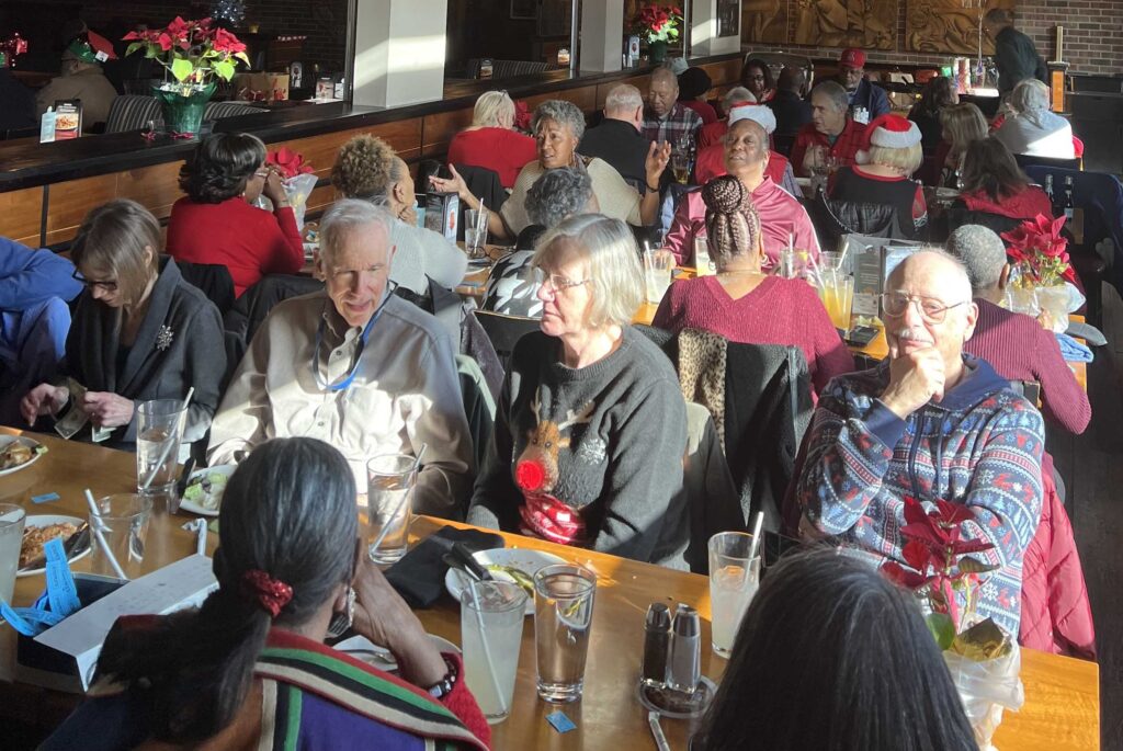 Guests Enjoying the 2023 Holiday Luncheon