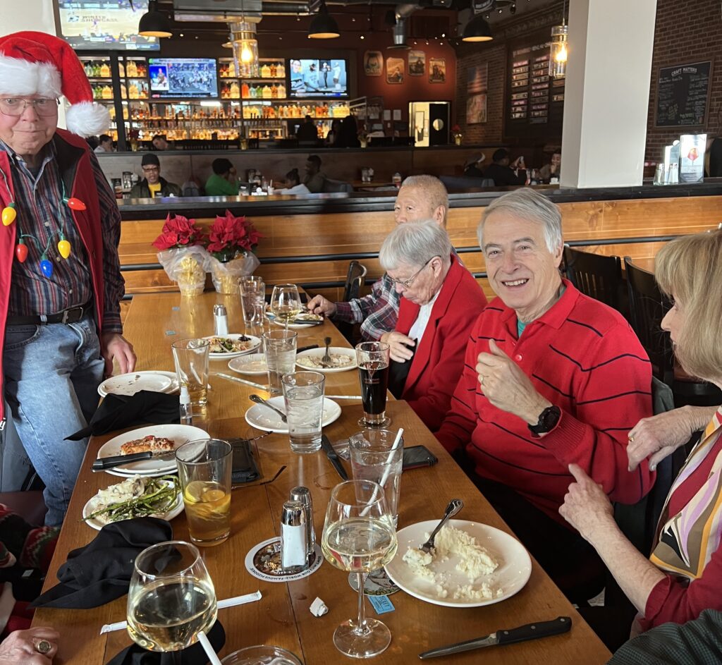 Guests Enjoying the Chapter Holiday Luncheon