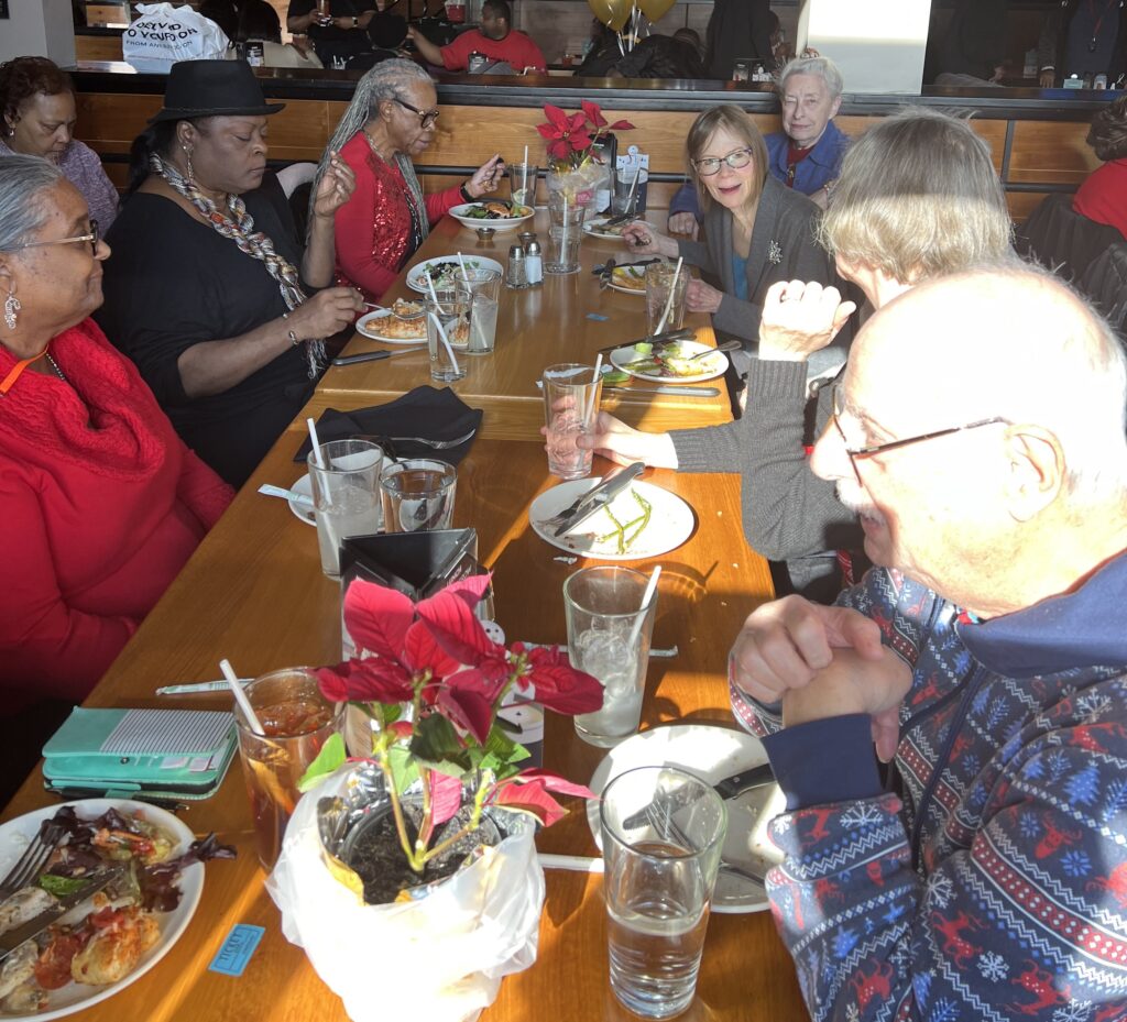 Guests Enjoying the 2023 Chapter Holiday Luncheon