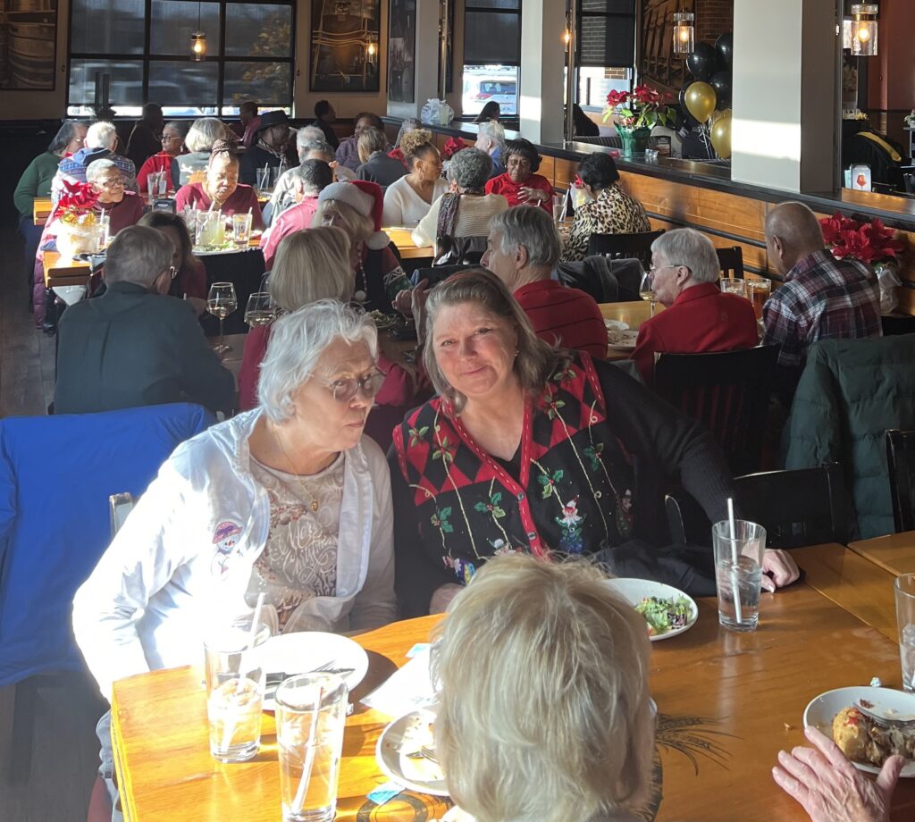 Guests Enjoying the Chapter Holiday Luncheon