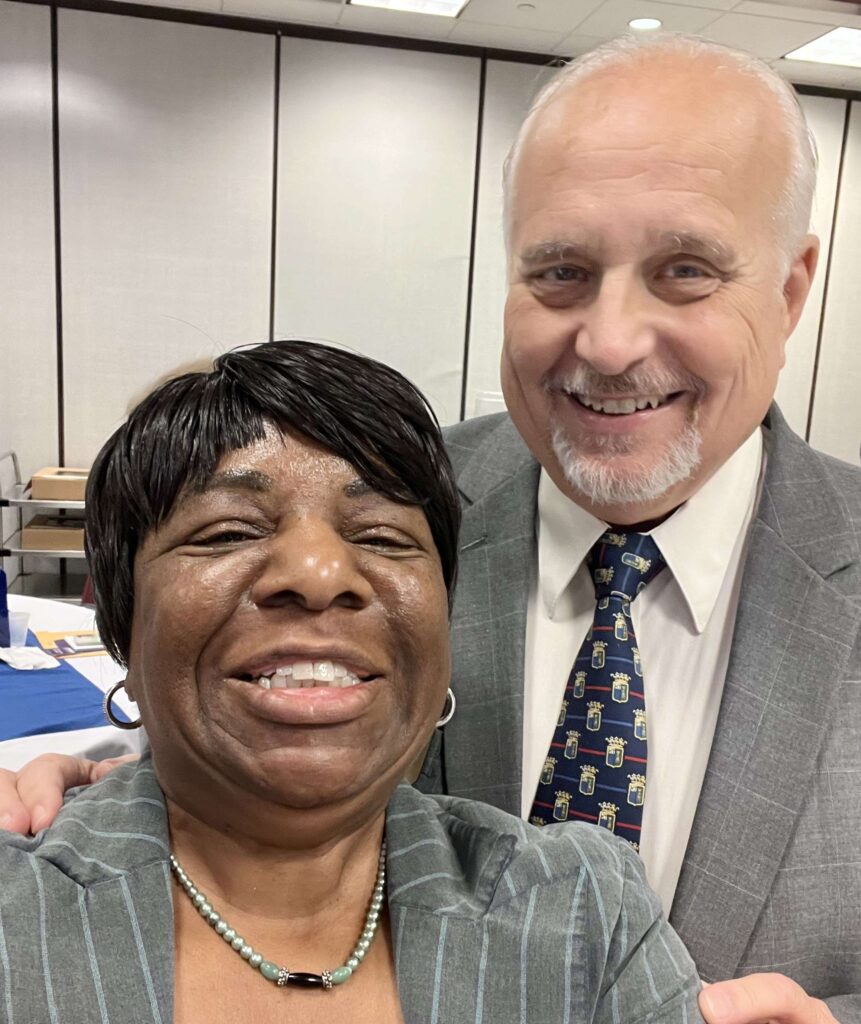 Chapter President Angela Hyman, MD Federation 2nd Vice president Larry Walton