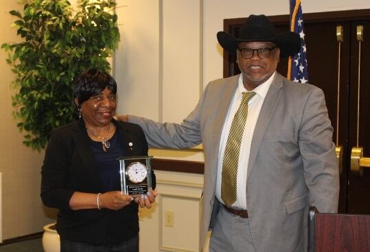 Chapter President Angela Hyman Receives 2023-2025 Recruitment Award