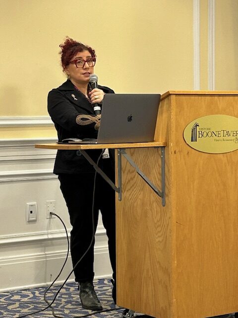 Dr. Pinar Cuskun speaking and holding discussion on Alzheimers Disease at NARFE Kentucky Conference March 2025