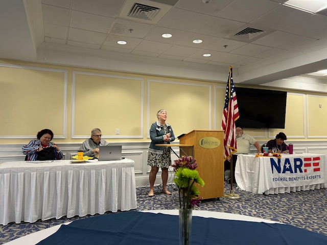 Speaker for Blue Cross and Blue Shield at the NARFE Kentucky Conference March 2025
