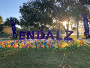 Flower Garden at the Walk to End Alzheimer's