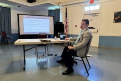 Speaker emphasizes Types of Internet Fraud