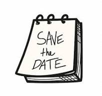 memo pad with save the date written on the cover