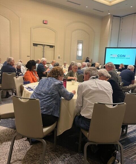 Working hard together at FedCon 24