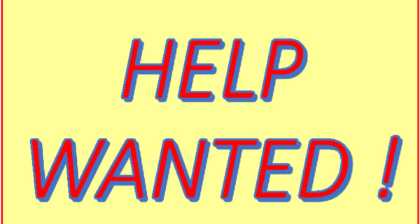 sign reading Help Wanted!