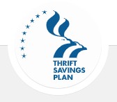 Thrift Savings Plan logo with stylized bird in flight