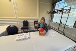 Picture of KY Federation Member at the Registration desk