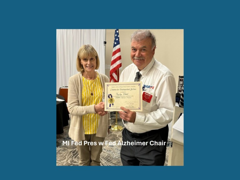 Federation Alzheimer Chair Presentation by Federation President