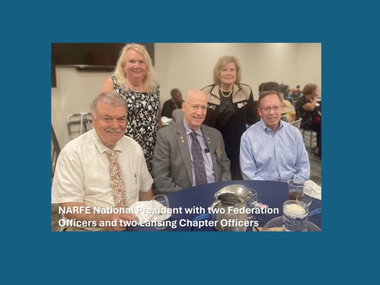 Chapter and Federation Officers with NARFE National President