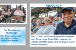 NARFE members enjoying the ballgame at the Busch Stadium