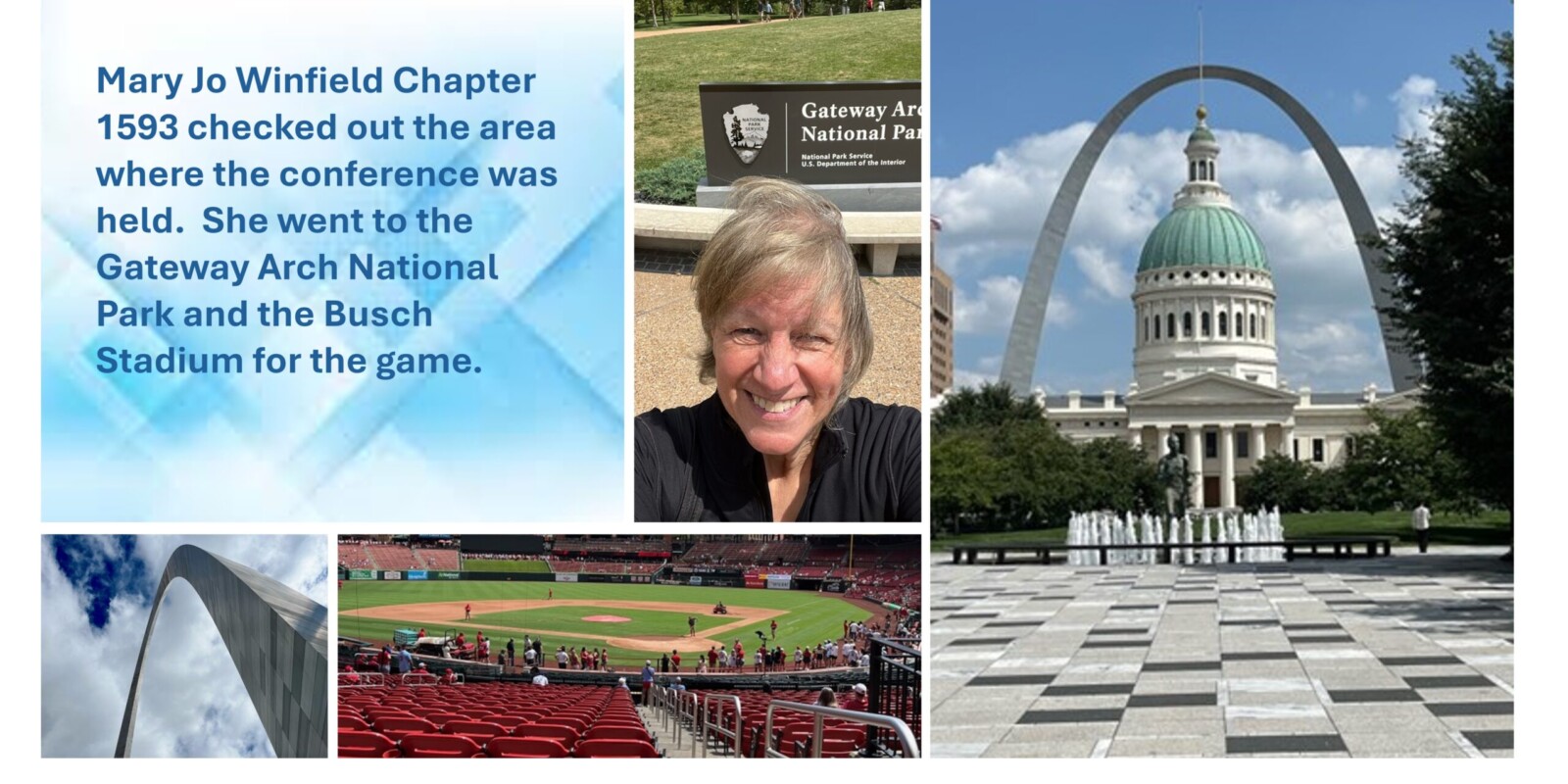 Michigan Conference Attendee visited the Gateway Arch National Park