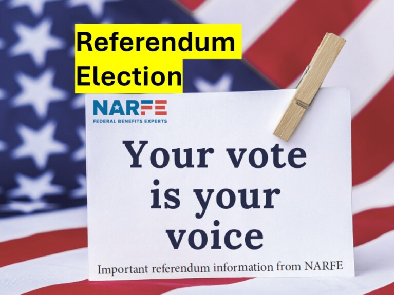 Referendum Logo for NARFE member voters