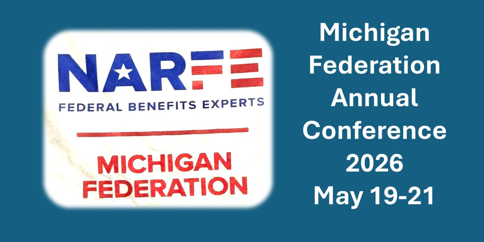 Michigan Federation Banner for Annual Conference