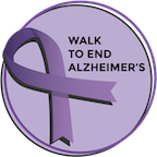 Walk to End Alzheimer's Ribbon