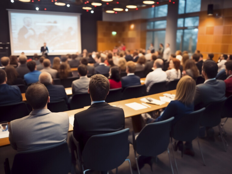 People at a Conference