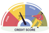 Credit Score Speedometer