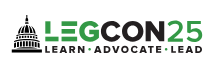 Legcon 2025 graphic with the mantra of Learn, Advocate, Lead
