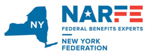 logo with NARFE FEDERAL BENEFITS EXPERTS NEW YORK FEDERATION