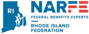 logo with NARFE FEDERAL BENEFITS EXPERTS - RHODE ISLAND FEDERATION