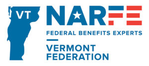 logo with NARFE FEDERAL BENEFITS EXPERTS - VERMONT FEDERATION