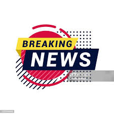 Picture of text indicating Breaking News