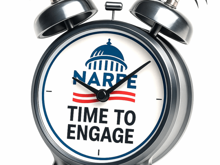 NARFE Time To Engage Clock